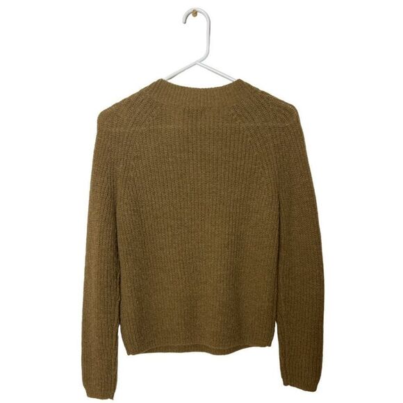 J.Crew Womens XS Camel Sweater With Black Embellishments Wool/Alpaca Blend - Picture 6 of 6